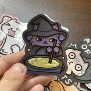 Witch Cat Sticker