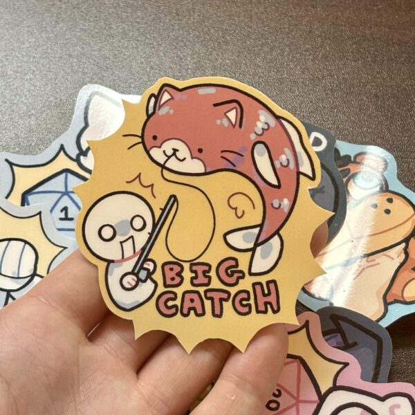 BIG CATCH! Sticker