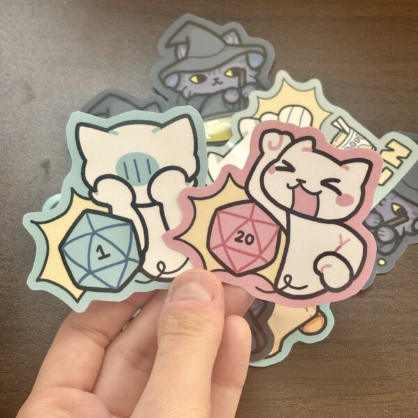 Dice Roll Sticker